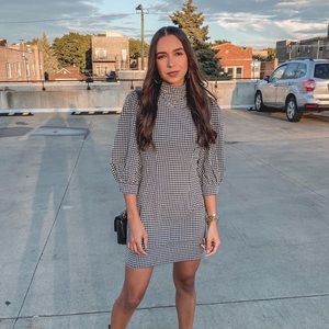 Plaid mini dress